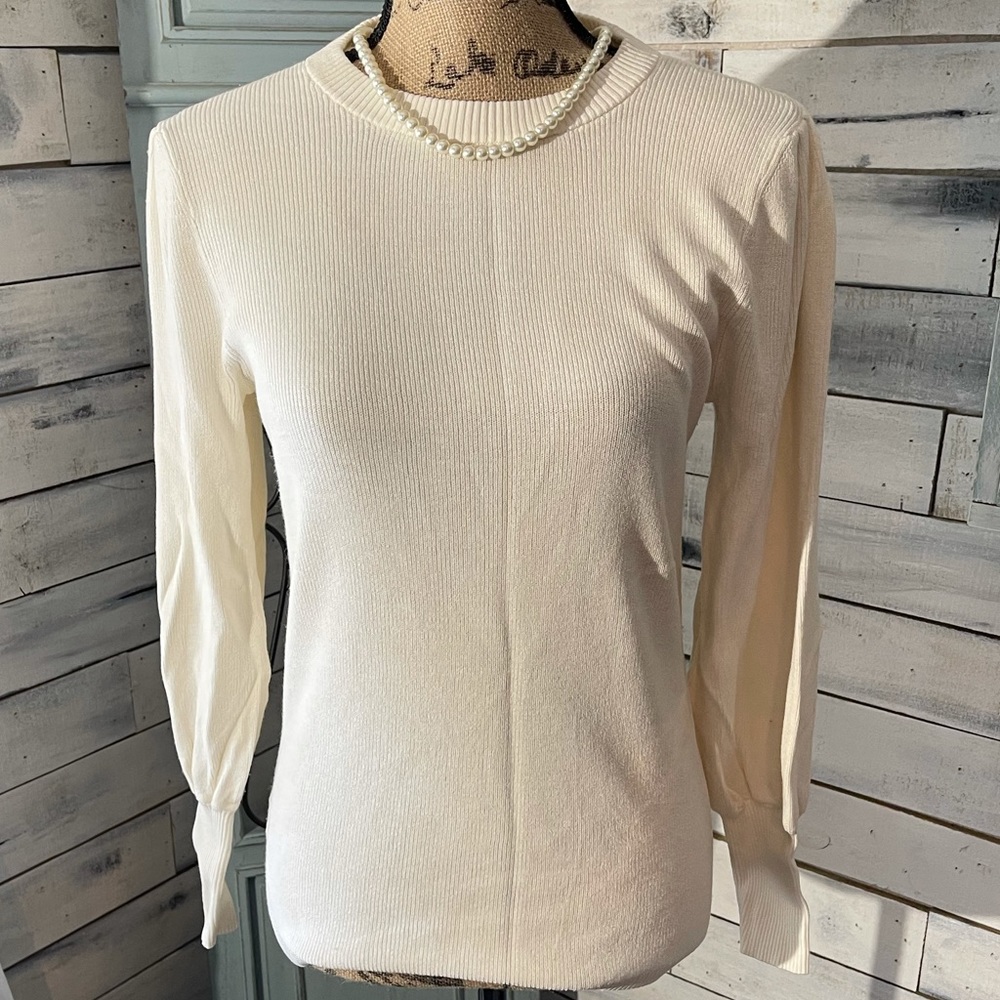 Ann Taylor sweater Puff sleeve 🌺